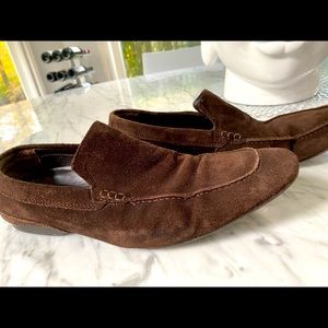 ZARA men’s brown suede loafers SZ 11
